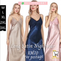 Long Satin Nightwear
