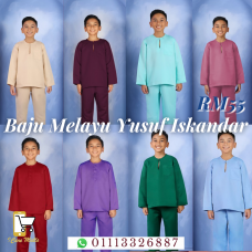 Baju Melayu Yusuf Iskandar Kids